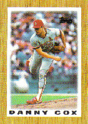 1987 Topps Mini Leaders Baseball Cards 033      Danny Cox